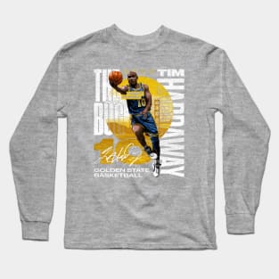 Tim Hardaway Golden State Graphic Long Sleeve T-Shirt